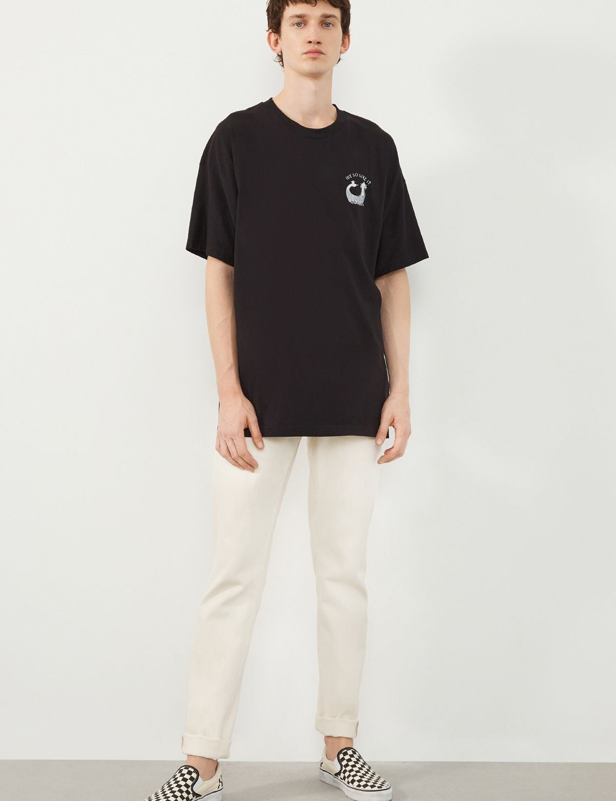 Ra Denim-Denge Oversize Black Shahmaran Unisex T-shirt-1