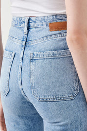 Ra Denim-Canva Flare Fit Light Blue Women’s Jeans-6