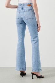 Ra Denim-Canva Flare Fit Light Blue Women’s Jeans-4