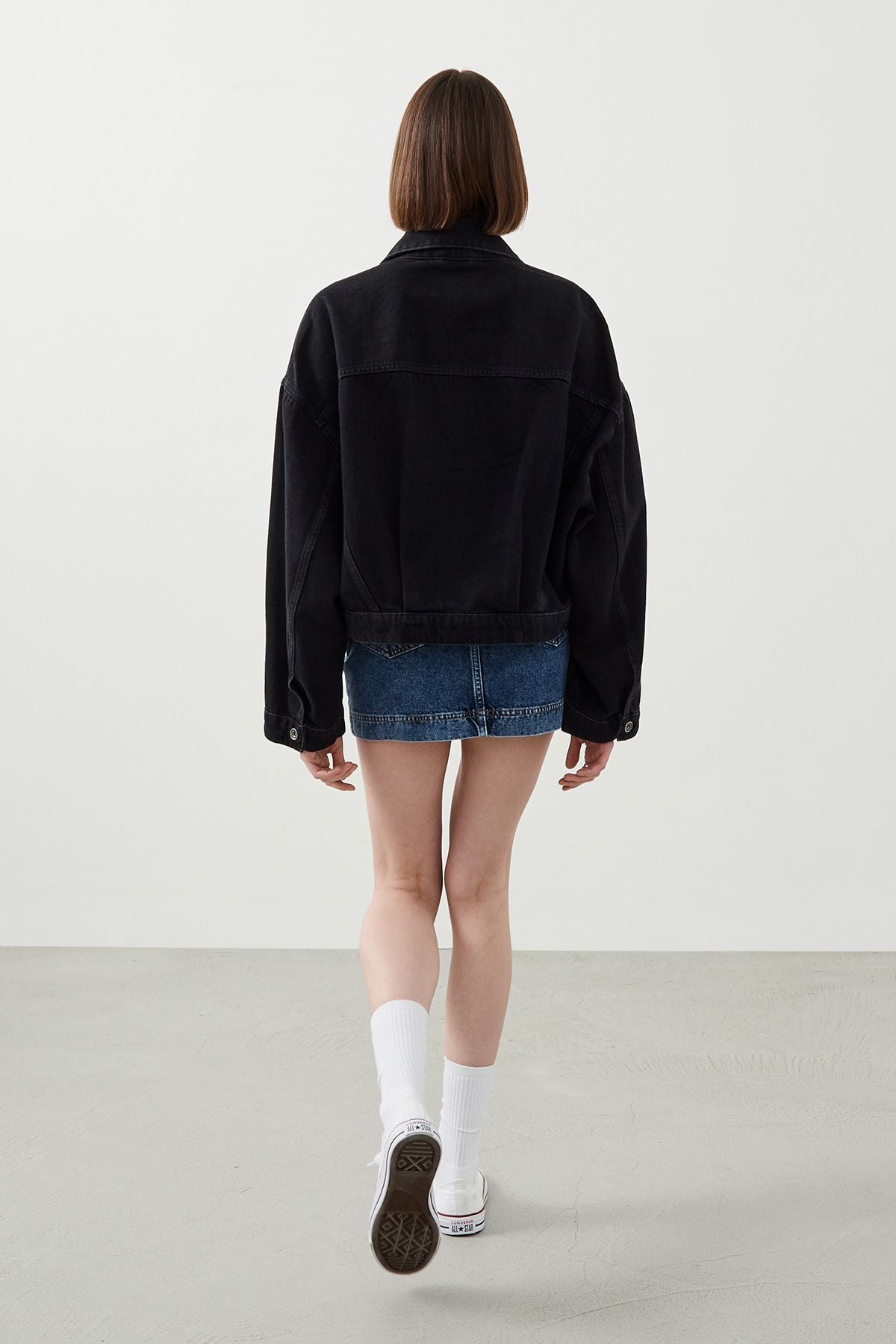 Ra Denim-Lujah Black Women’s Denim Jacket-3