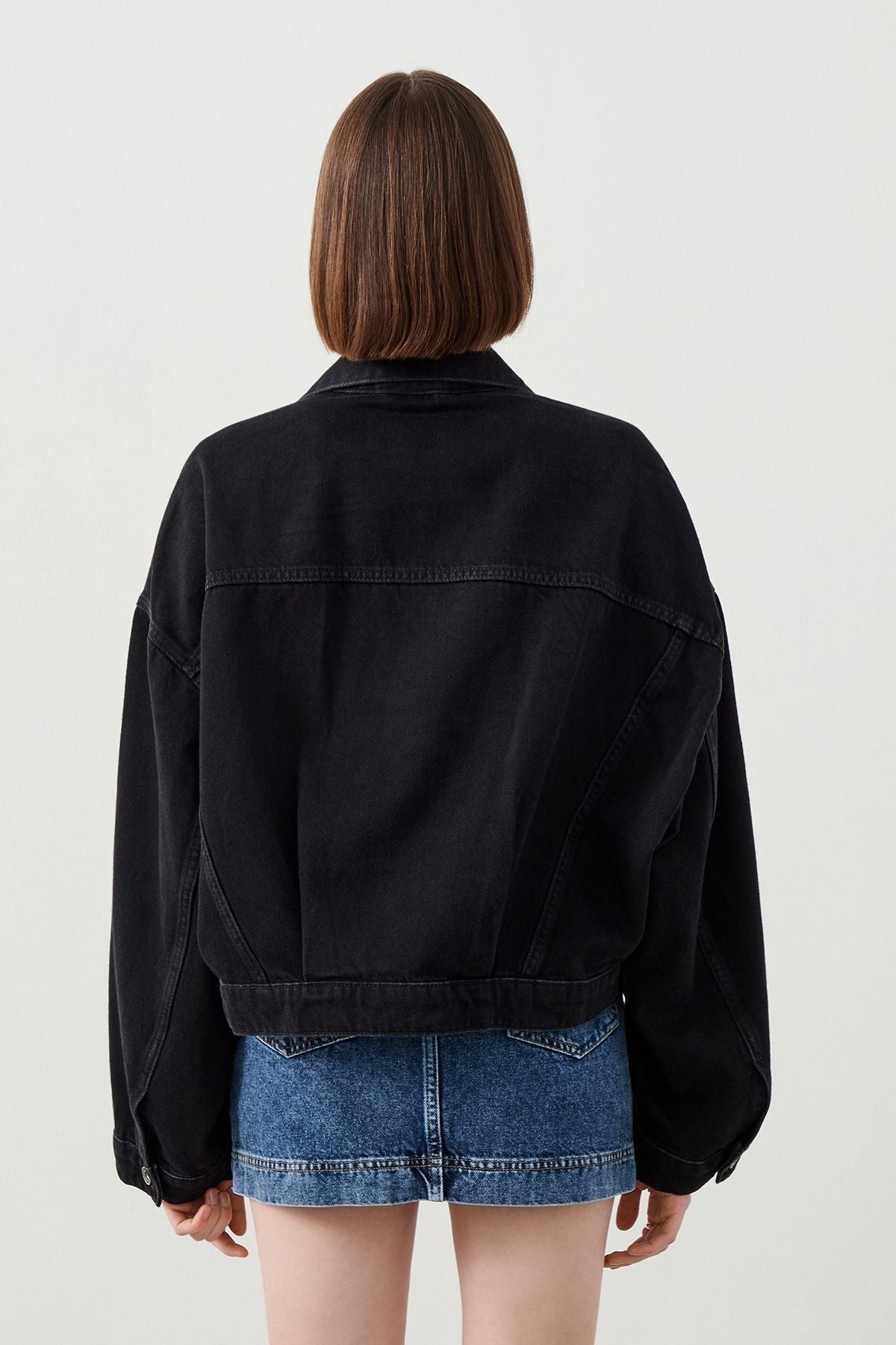 Ra Denim-Lujah Black Women’s Denim Jacket-4