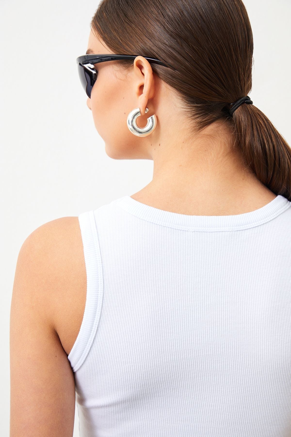 Ra Denim-Arven White Women's Crop Top-4