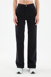 Odin Wide Leg Fit Black Women's Jeans Product vendor