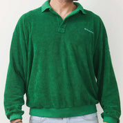 Green Terry Polo Sweater Product vendor