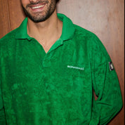 Green Terry Polo Sweater Product vendor