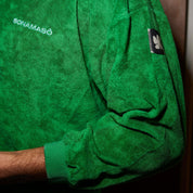 Green Terry Polo Sweater Product vendor