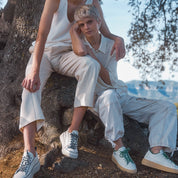 Antonio Flores White Vegan Sneakers Product vendor