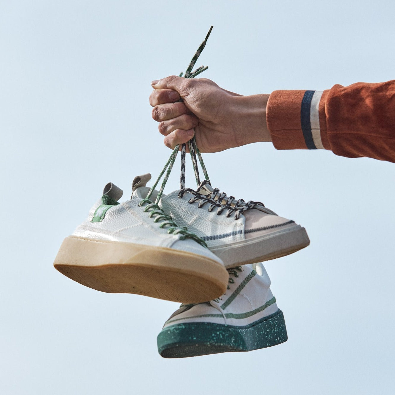 Antonio Flores White Vegan Sneakers Product vendor