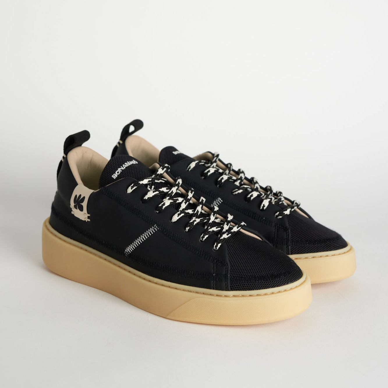 Antonio Black Vegan Sneakers Product vendor