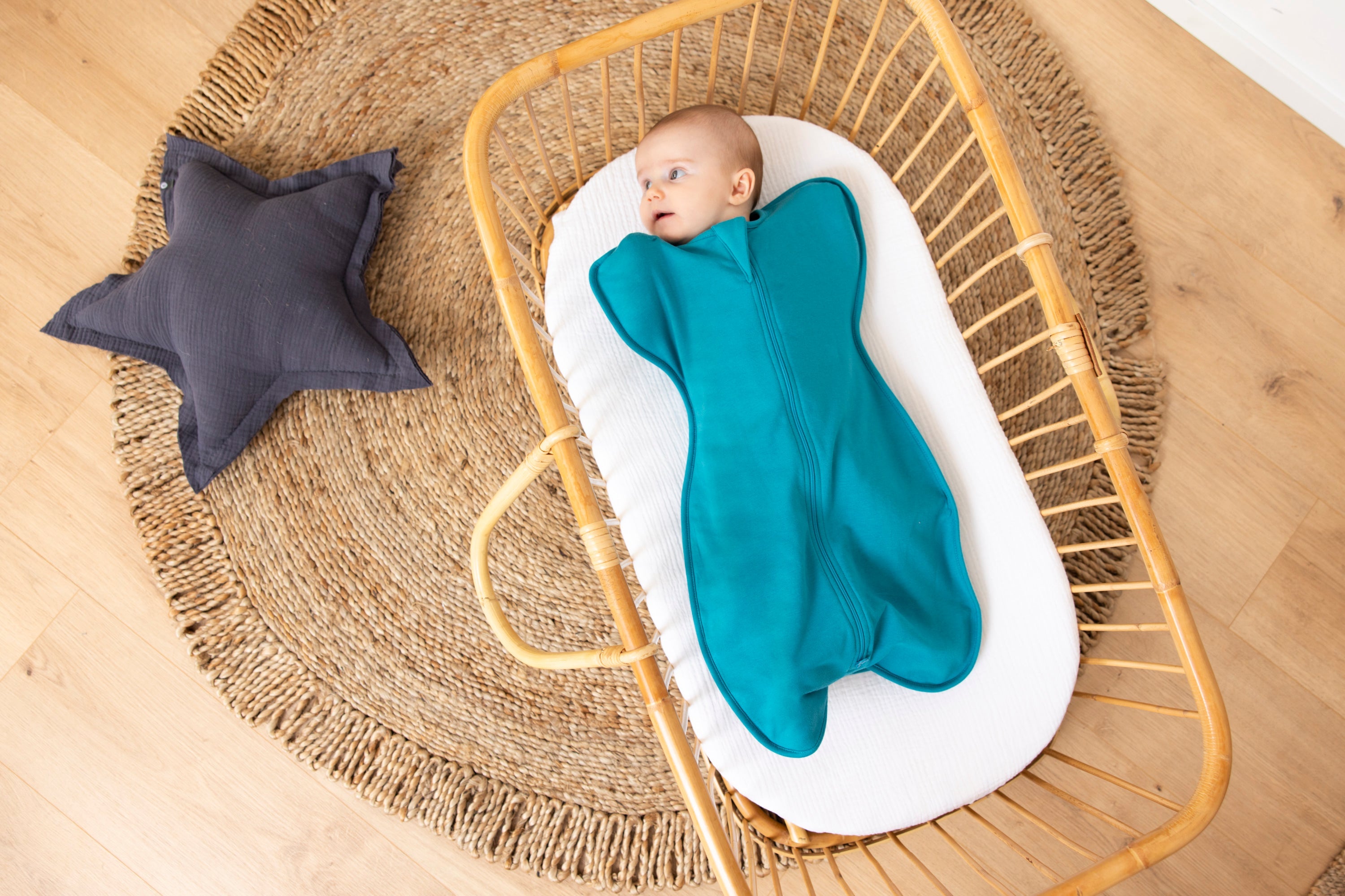 Tilouco Organic Cotton Soothing Baby Swaddle Product vendor