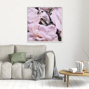 White Roses Canvas Print by Eppla