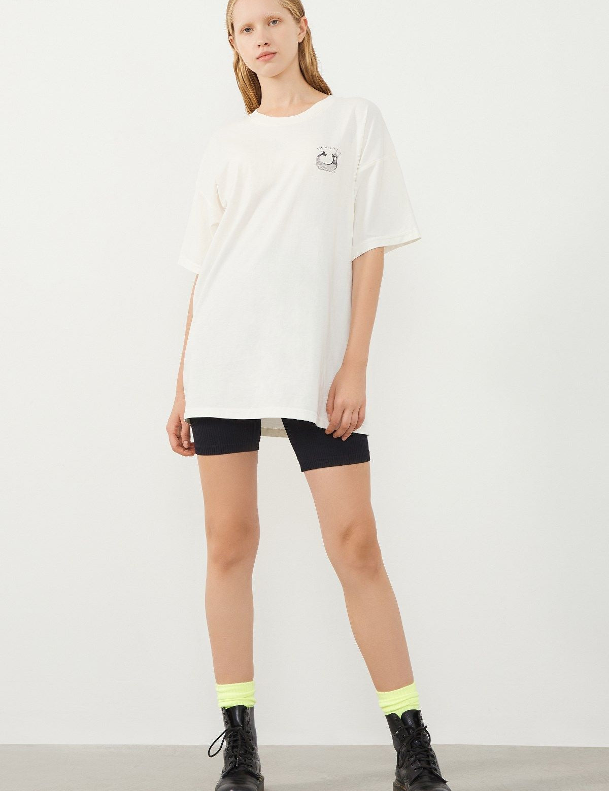 Ra Denim-Denge Oversize Ecru  Shahmaran Unisex T-shirt-1