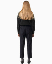 SOEUR-ADELE Navy blue Classic slim Pants