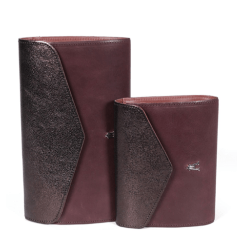 CRAIE STUDIO - CRAIE STUDIO | PLIAGE Wallet | Bi-colour Sangria