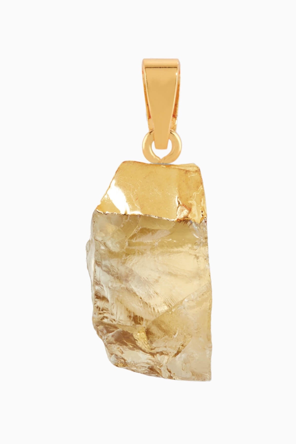 CRYSTAL HAZE - Citrine Crystal Pendant