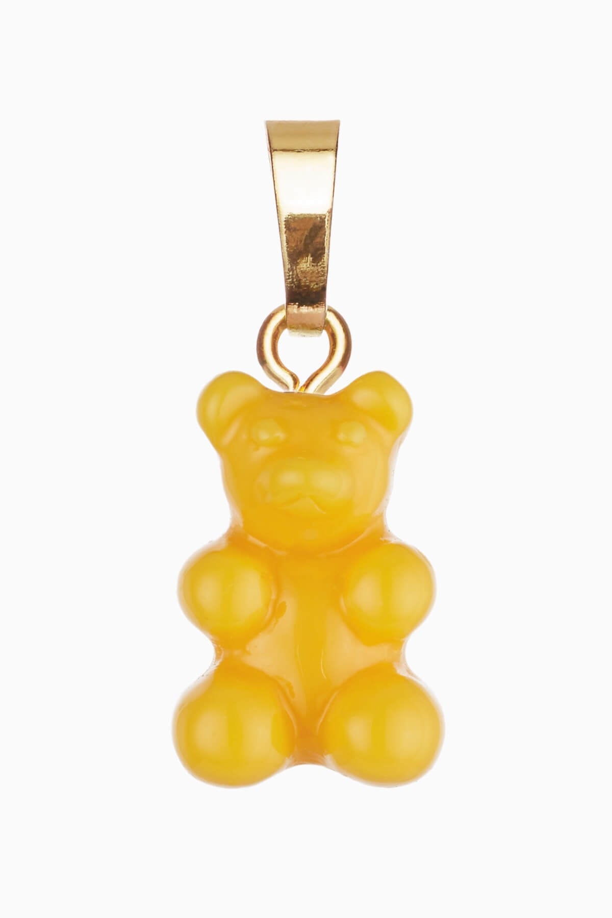 CRYSTAL HAZE - Classic Nostalgia Bear Pendant | Yellow