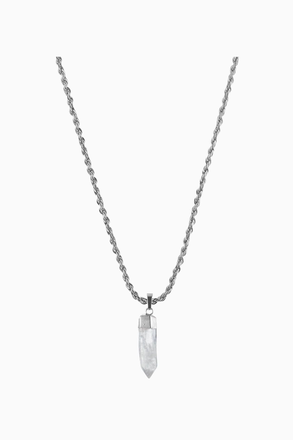 CRYSTAL HAZE - Rock Crystal Pendant