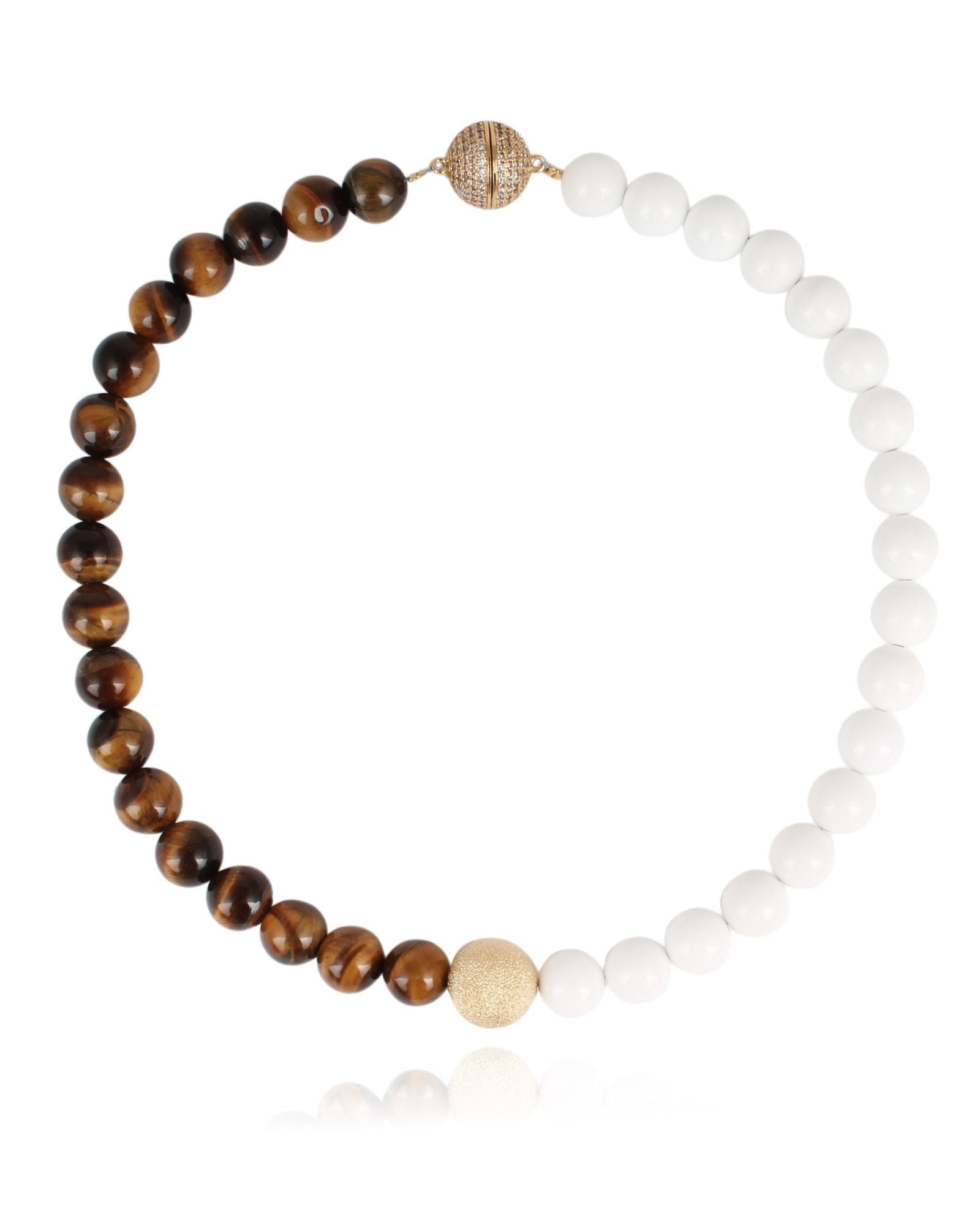 HYPSO PARIS - CORALIE Amethyst Necklace | White