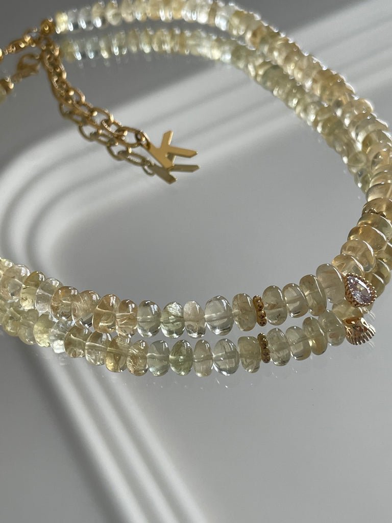 KARMA BY HANNA - Gota Citrine Necklace