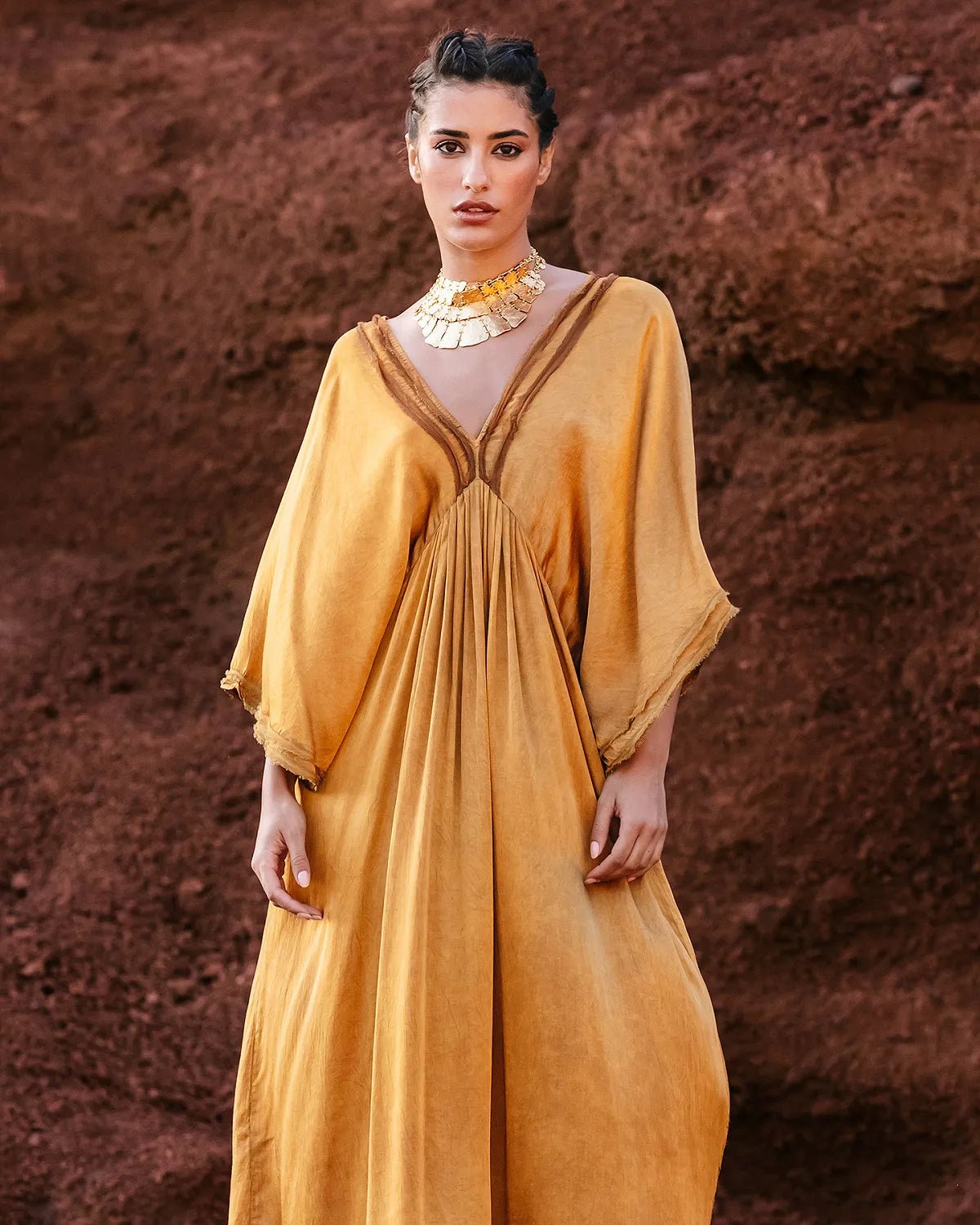 Mesdemoisellesparis - Dress Volra - Ocre