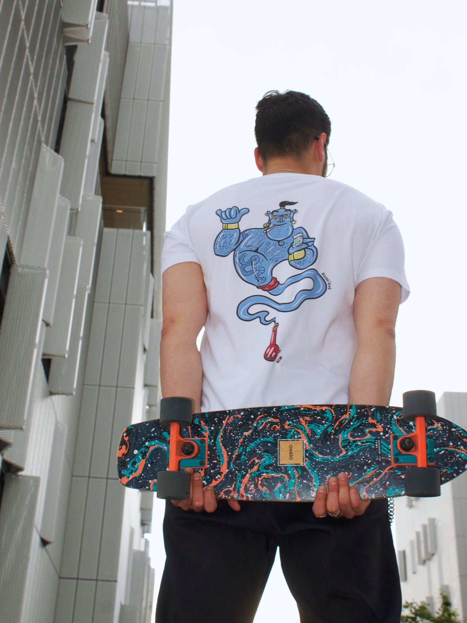 Rodrigue Artist - Printed Cotton-Jersey T-Shirt | Bad Genie