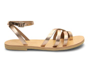 SHOPPING THERAPY - KEFALONIA Leather Sandals | Bronze