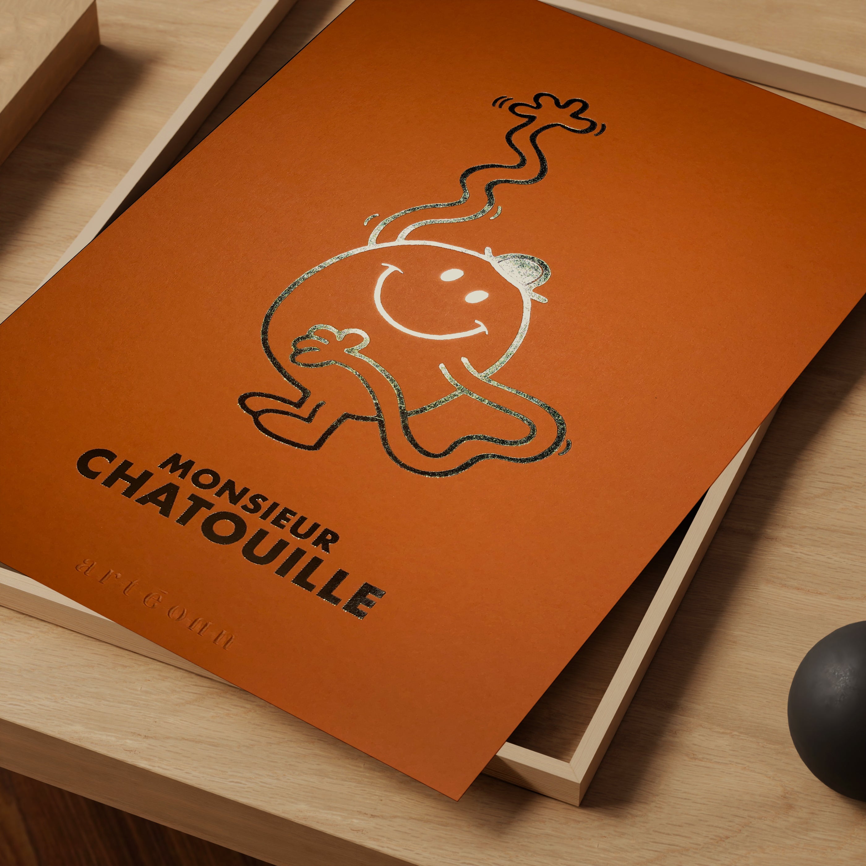 Arteonn Mr. Men &amp; Little Miss Monsieur Chatouille Impression artistique