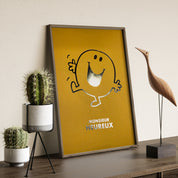 Arteonn Mr. Men &amp; Little Miss Monsieur Heureux Impression artistique