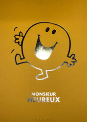 Arteonn Mr. Men &amp; Little Miss Monsieur Heureux Impression artistique