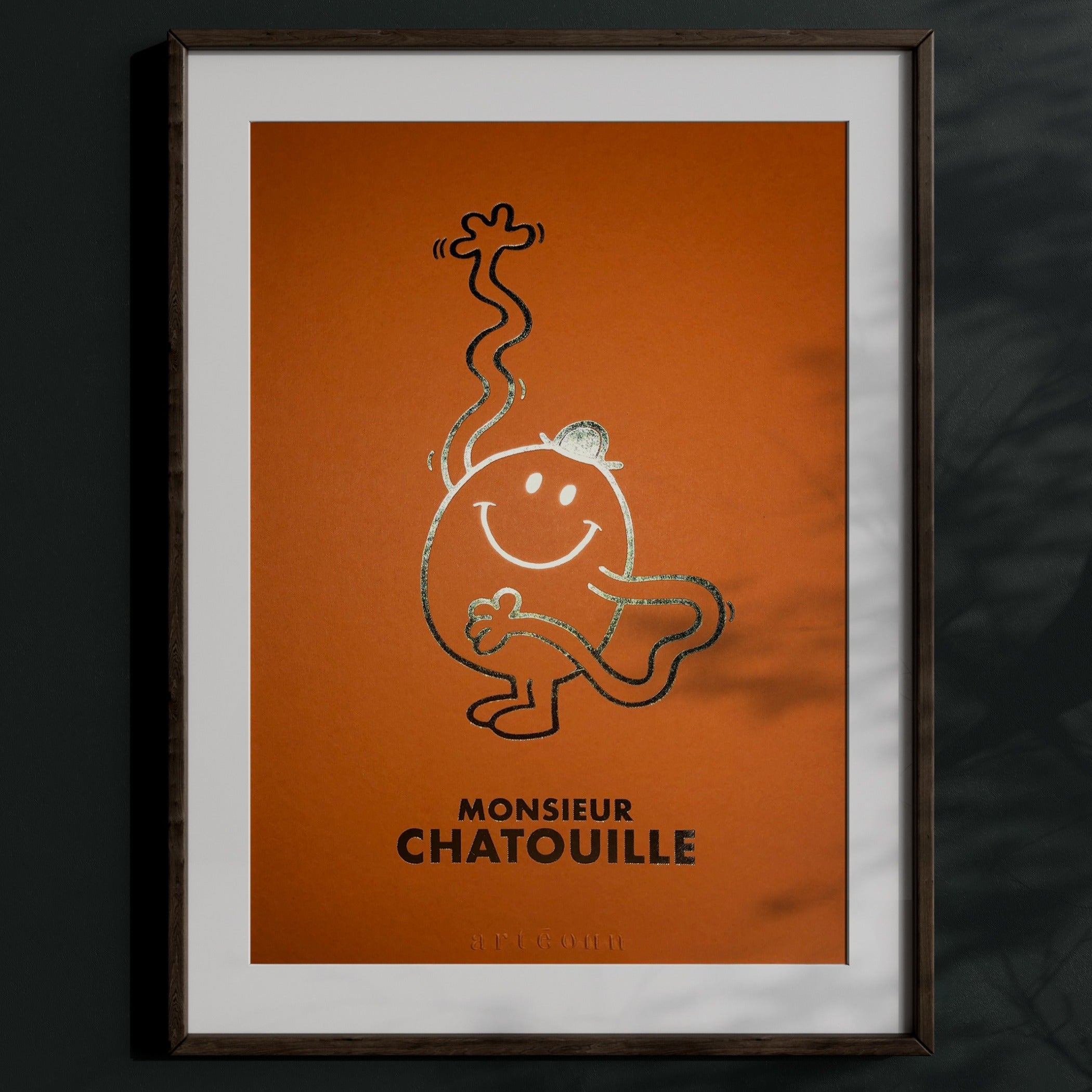 Arteonn Mr. Men &amp; Little Miss Monsieur Chatouille Impression artistique