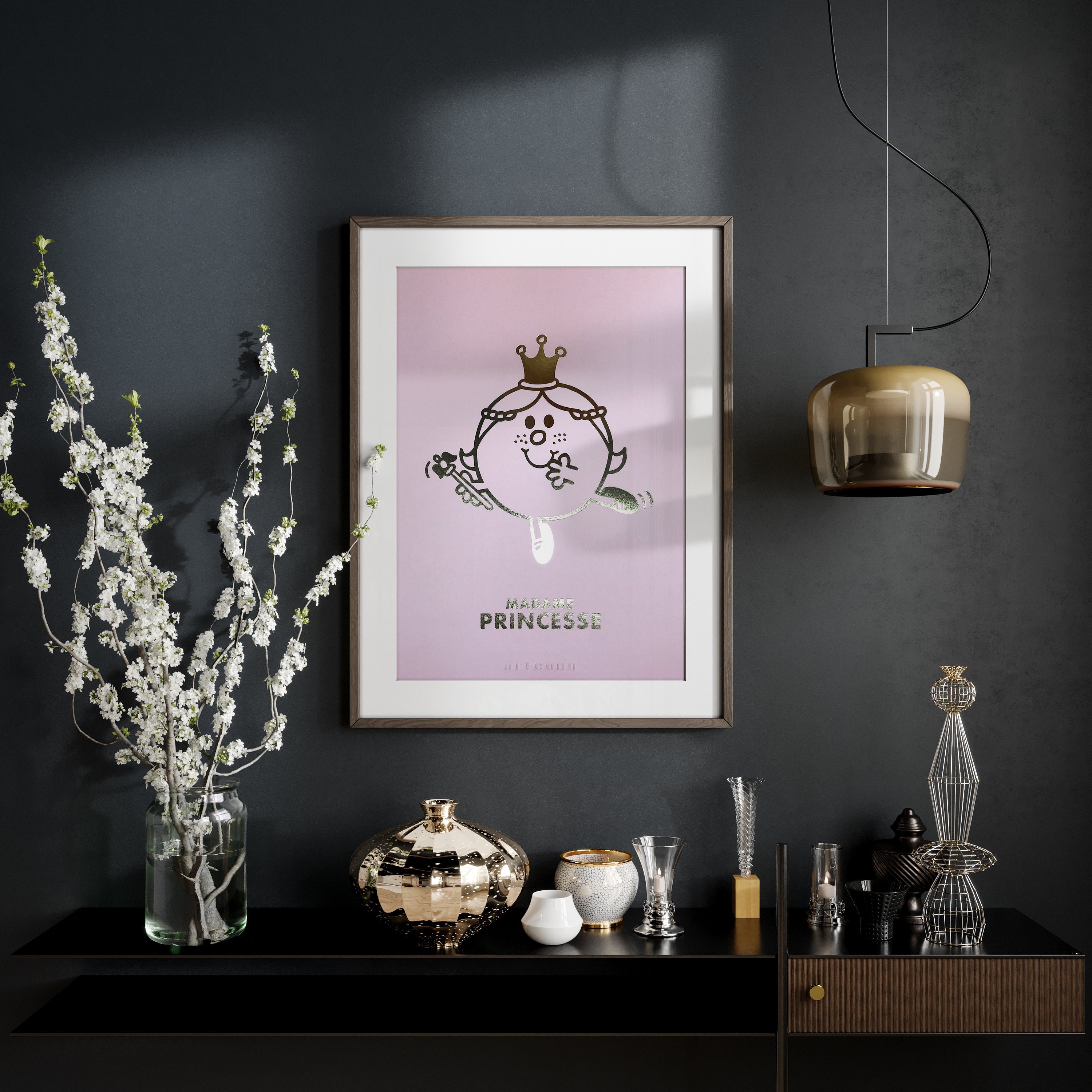 Arteonn Mr. Men und Little Miss Madame Princesse Kunstdruck