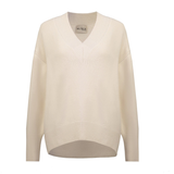 Nuage Cashmere Pull col V « Iconic » – Vanilla