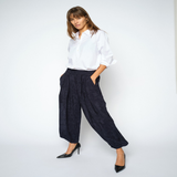 MOS MOSH Pantalon 7/8 « Nuello Trellis » Salute Navy