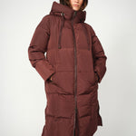 Mos Mosh Nova Square down coat in fudge, front view – 99things.ch