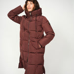 Mos Mosh Nova Square down coat in fudge, detail view – 99things.ch