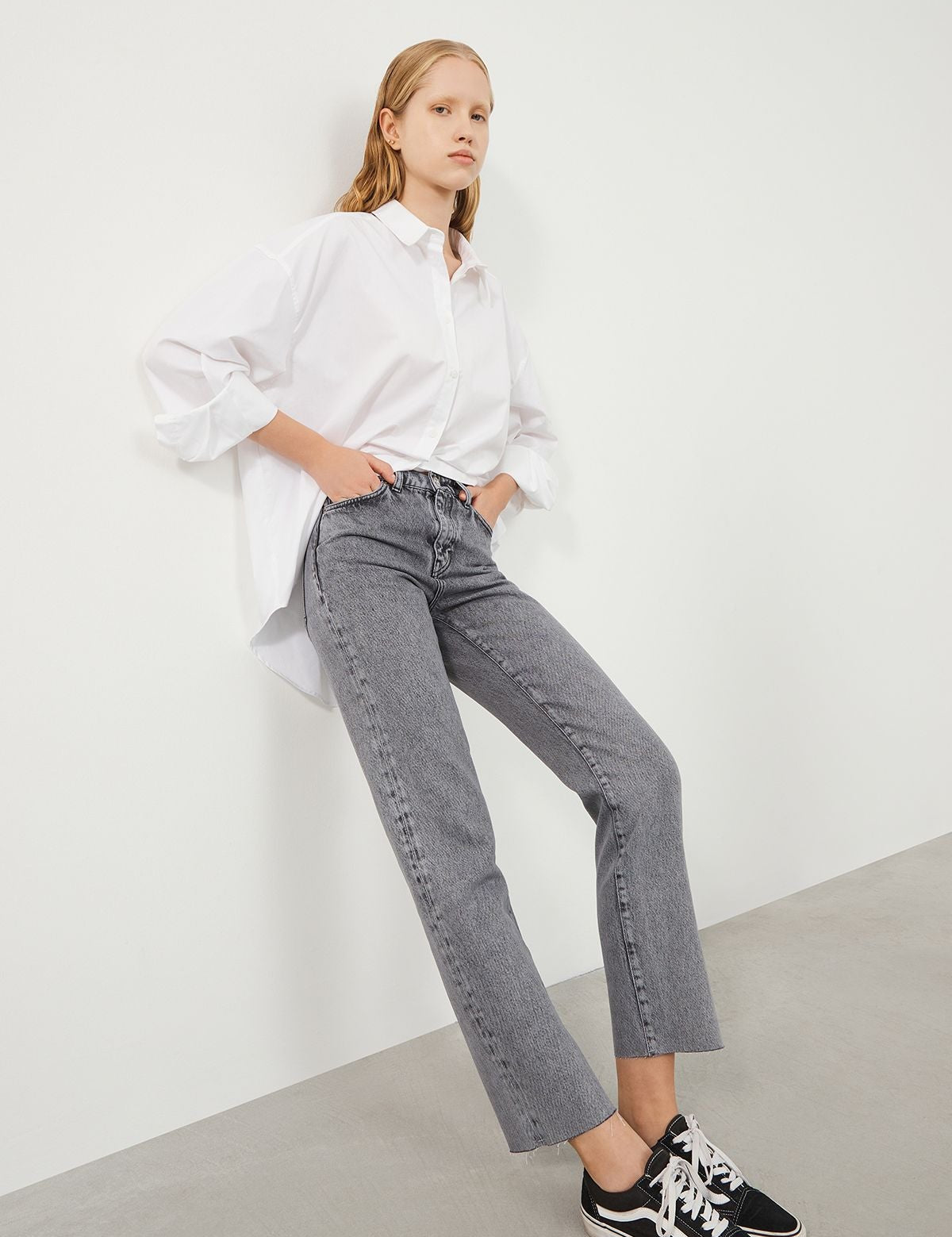  Ra Denim-Mira Boyfriend Fit Grey Women’s Jeans-1