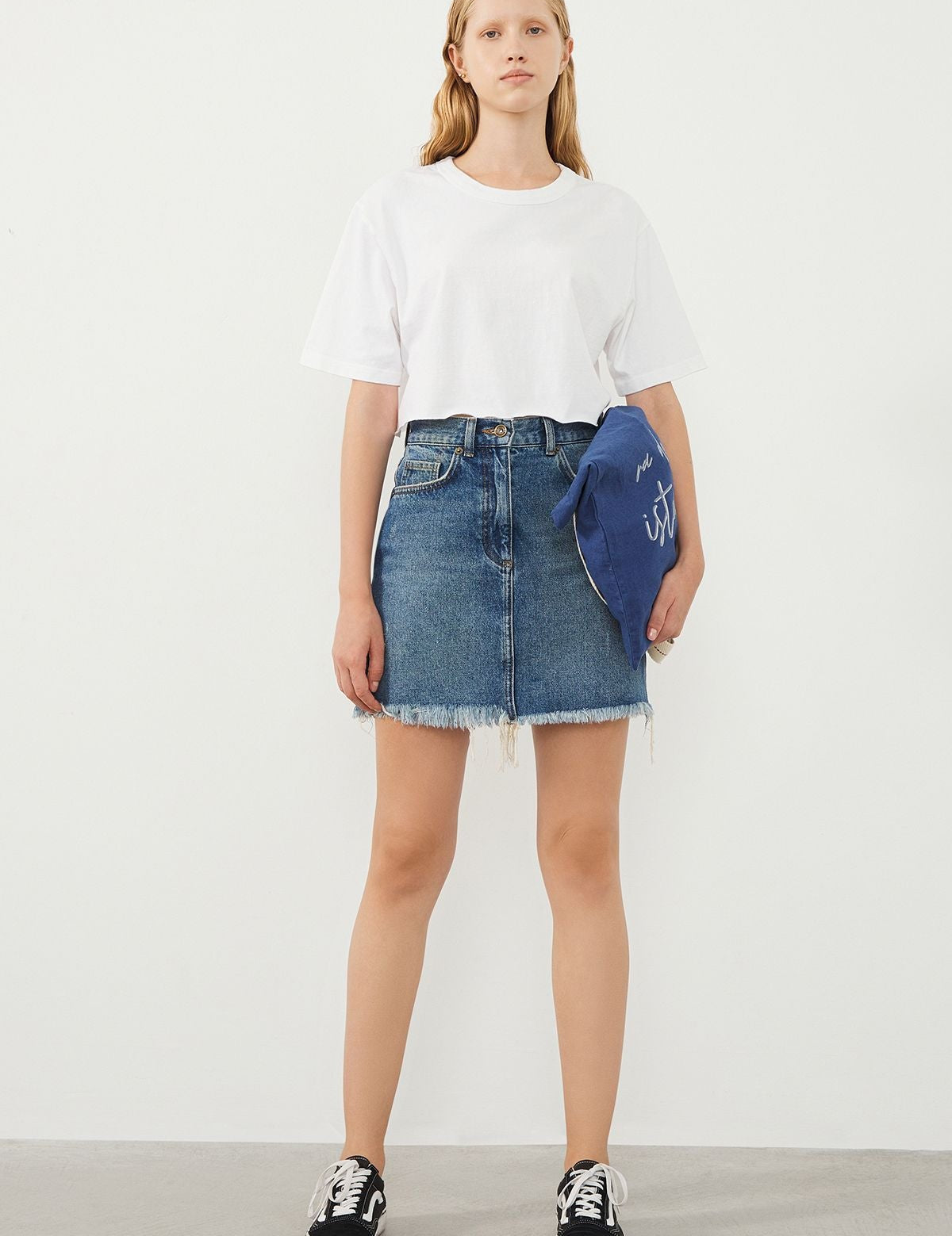  Ra Denim-Feronia Blue Women’s Denim Skirt-1
