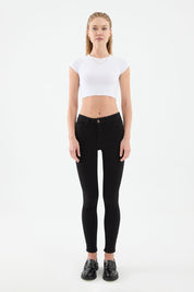 Sira Skinny Fit Black Women's Jeans
