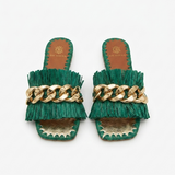 SAFFIA DARK GREEN