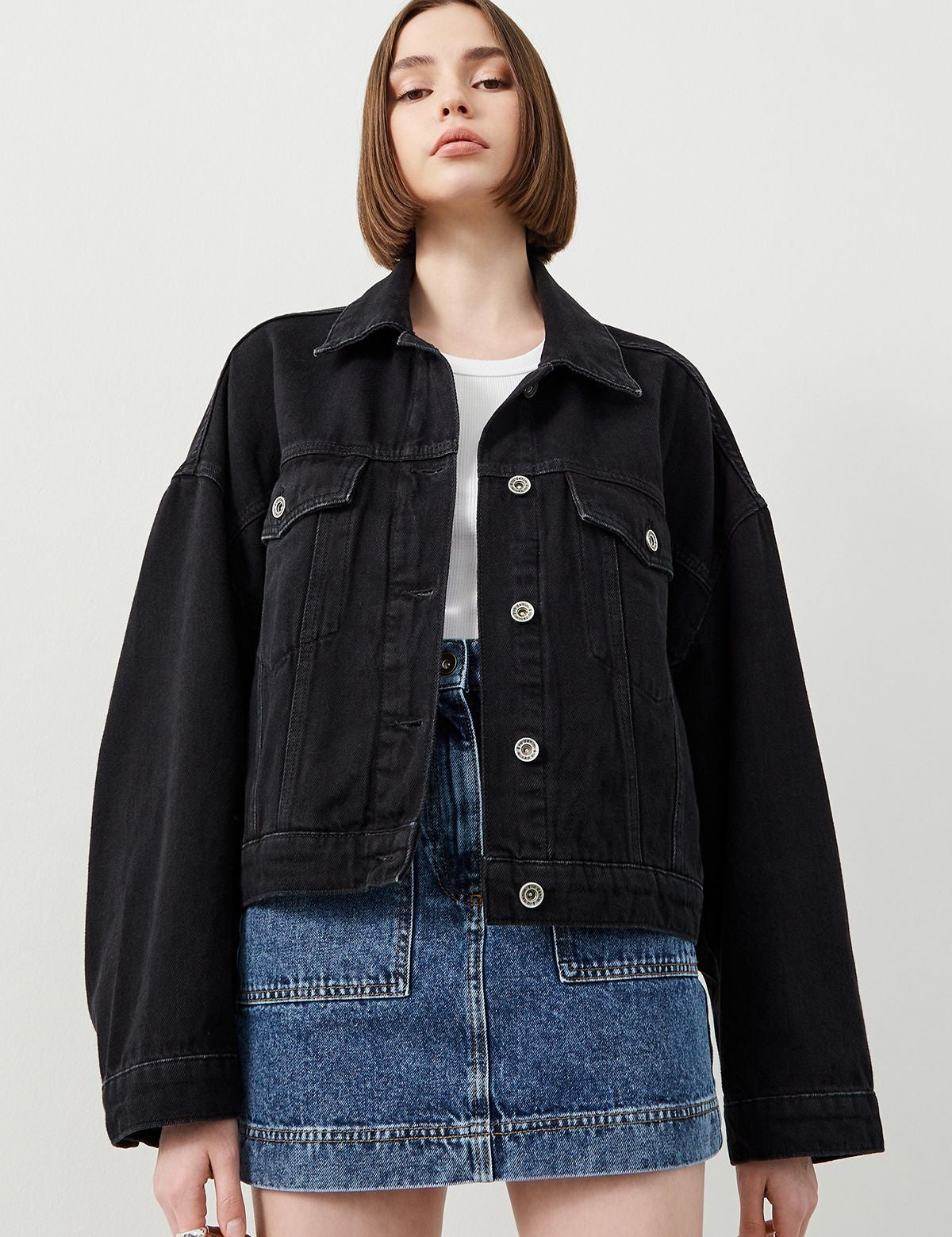  Ra Denim-Lujah Black Women’s Denim Jacket-1