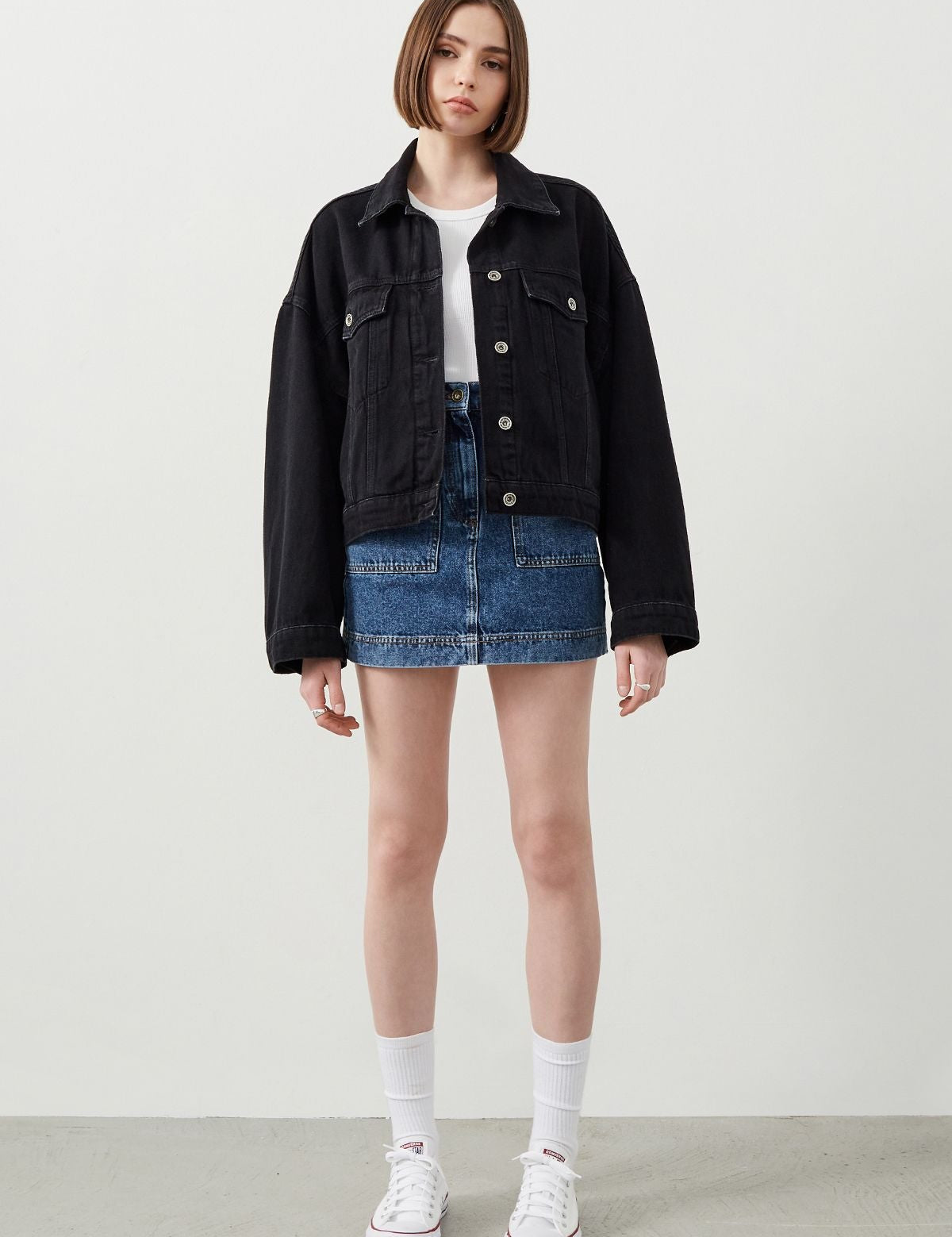  Ra Denim-Lujah Black Women’s Denim Jacket-2