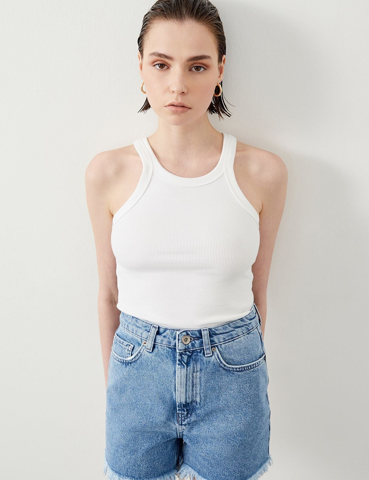  Ra Denim-Monna Blue Women's Denim Shorts-1