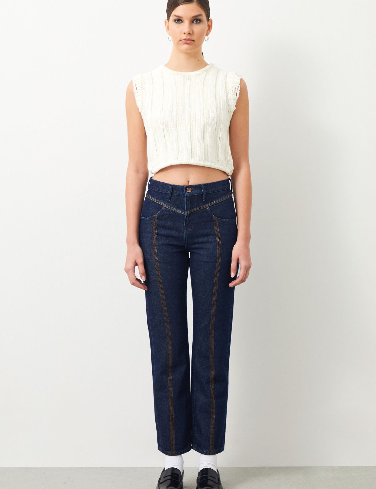 Beautifully embroidered women's jeans by Ra Denim