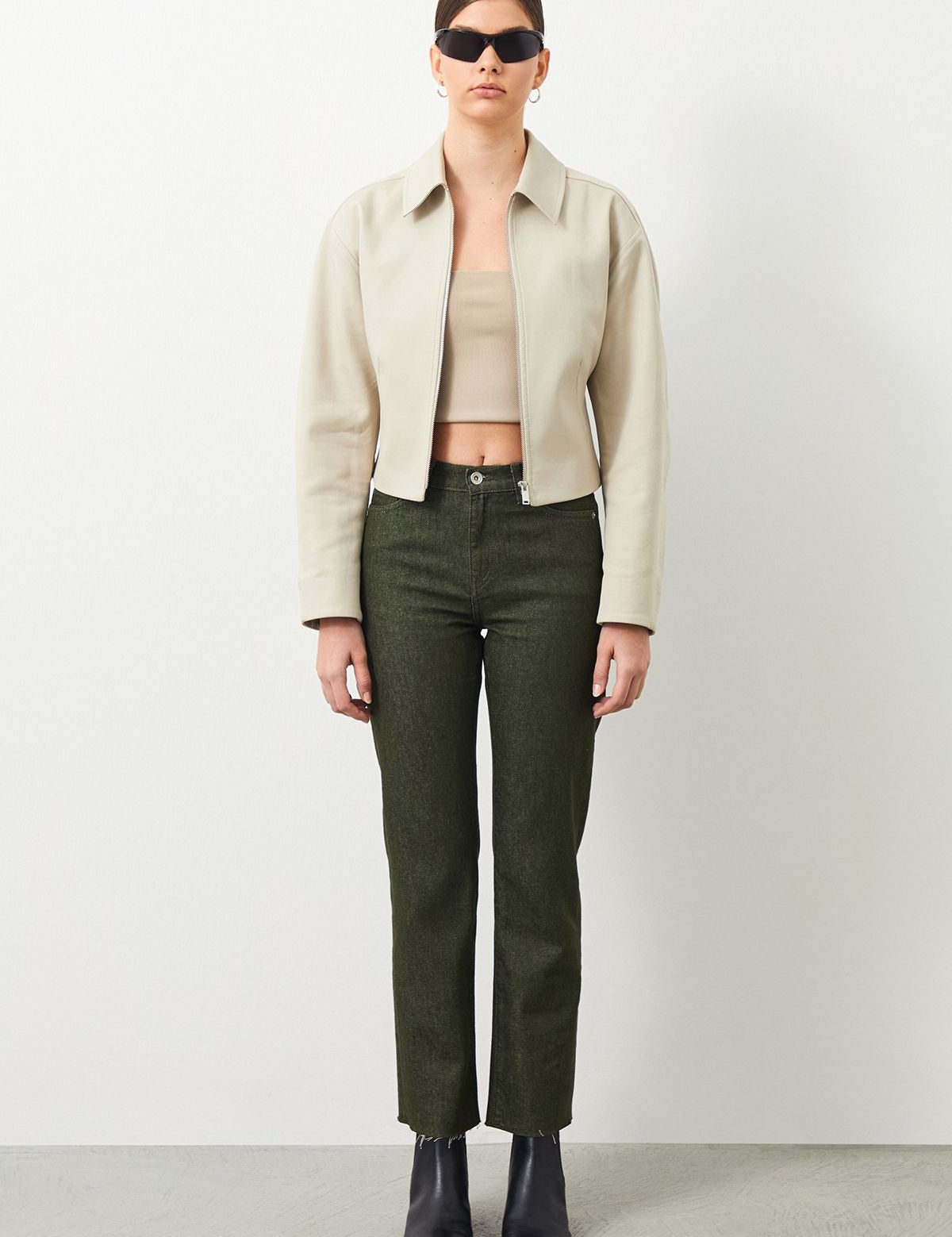  Ra Denim-Mira Boyfriend Fit Green Women's Jeans-1