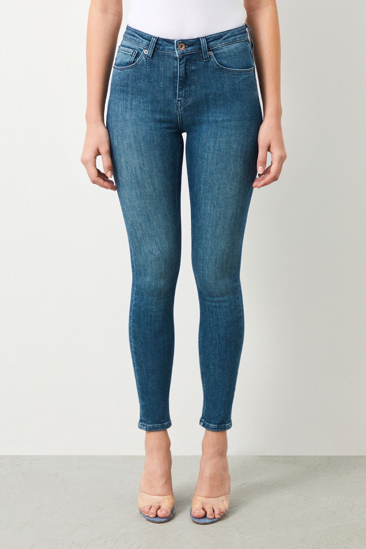  Ra Denim-Sira Skinny Fit Green Women's Jeans-3