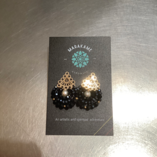 Boucle d’oreille Noir