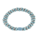 Kknekki – Rayé Bleu Clair & Argent