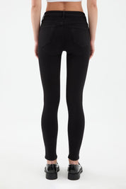 Sira Skinny Fit Black Women's Jeans