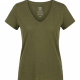 T-SHIRT VICTOR COL V KAKI