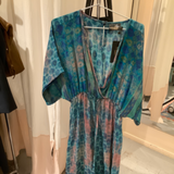 Bali Dress Turquoise Pink